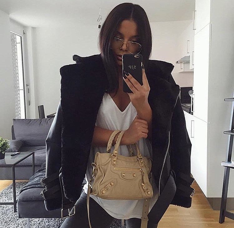 Montone ecopelle Caroline