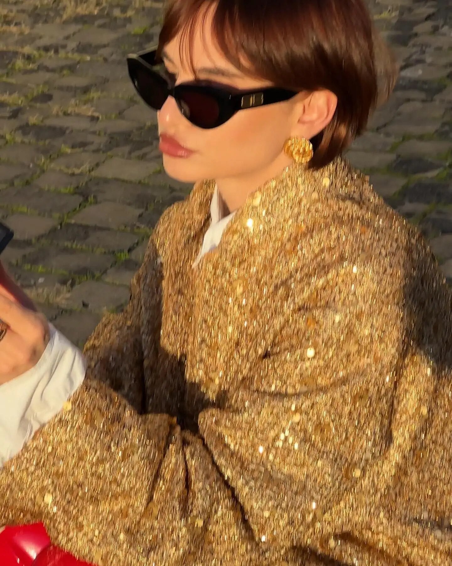 Giacca gold-pailettes