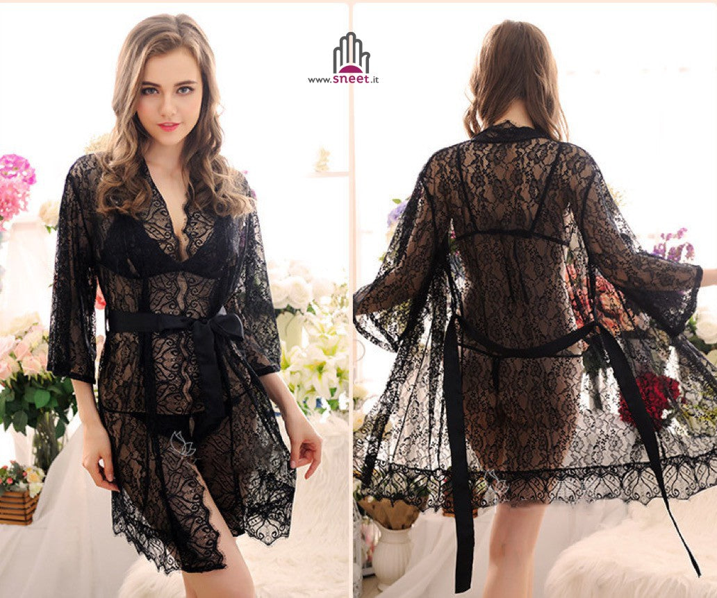 Bata de encaje Annika