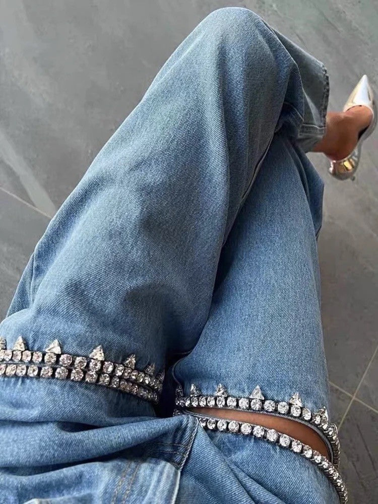 Jeans strassknees