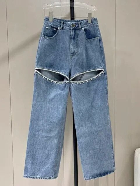 Jeans strassknees