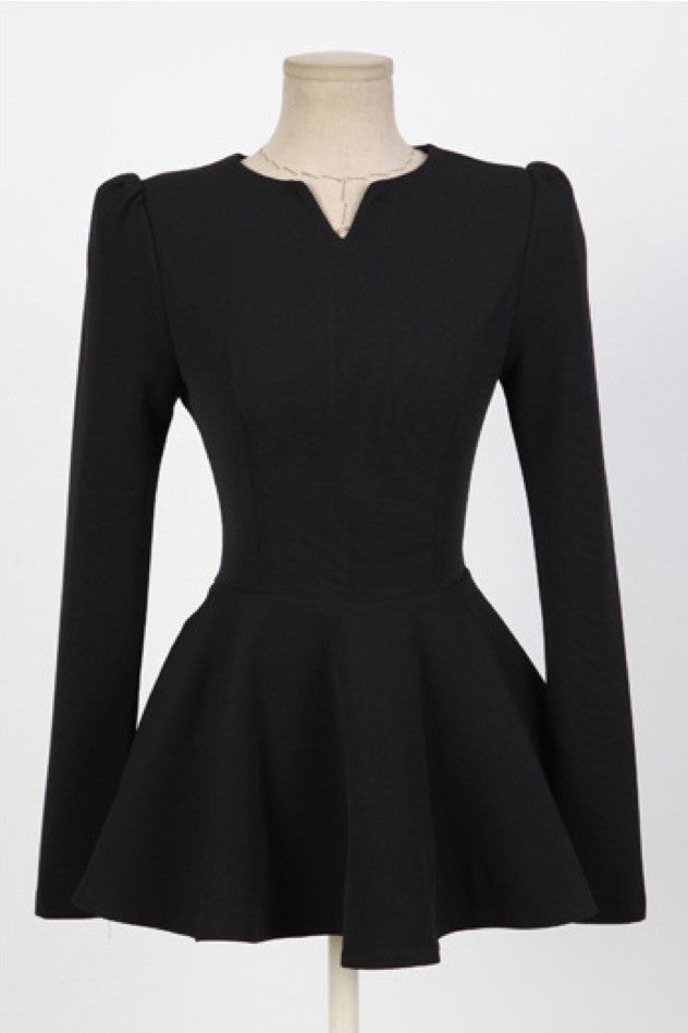 Manga superior peplum