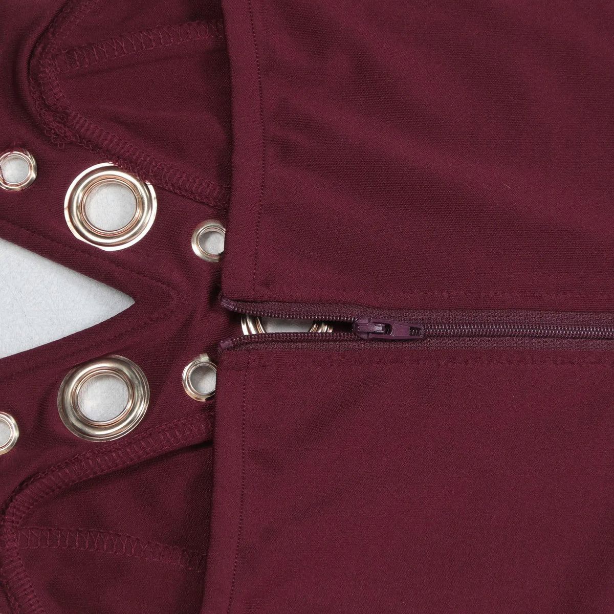 Goldhole set pant 2 pezzi Bordeaux vista laterale | Dream Shop