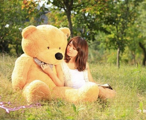 Teddy Bear 120 cm Marrone chiaro vista posteriore | Dream Shop