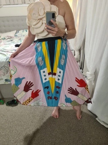 Top super fiore spalla