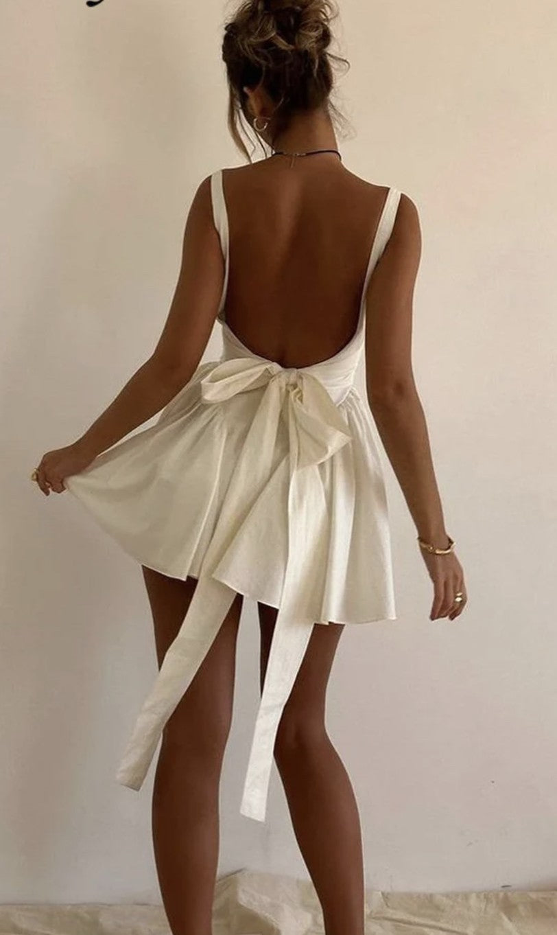 Minidress whitly bow