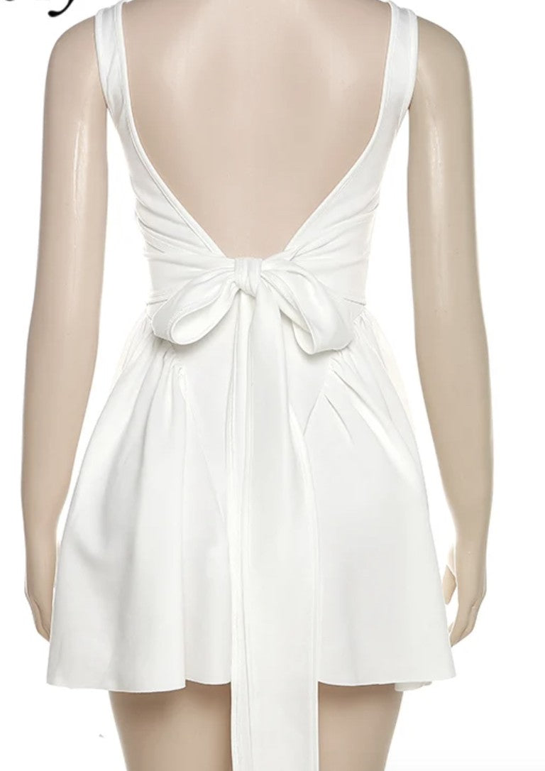 Minidress whitly bow