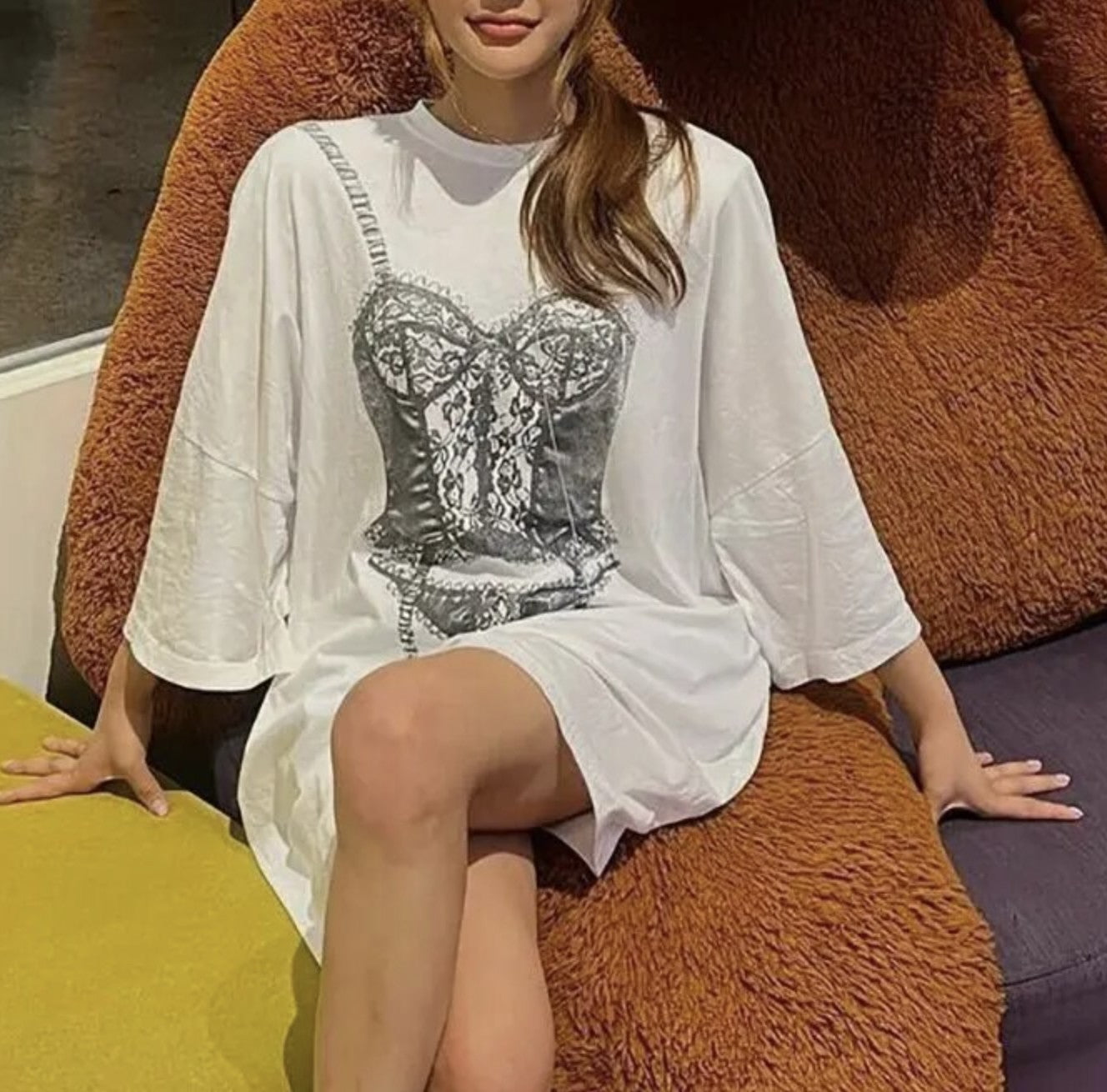 T-shirt Lingerie lace body