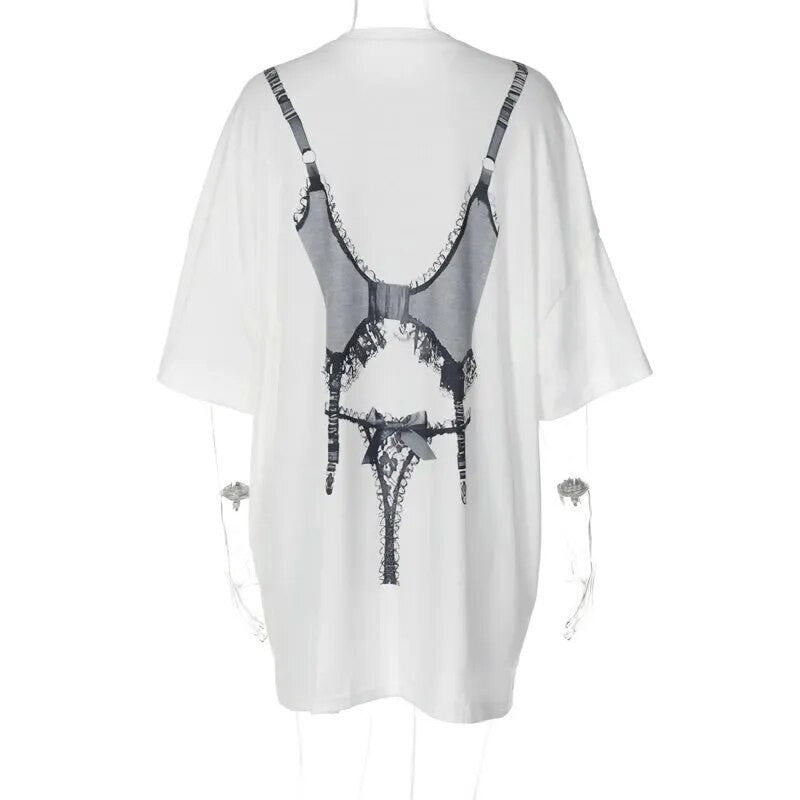 T-shirt Lingerie lace body