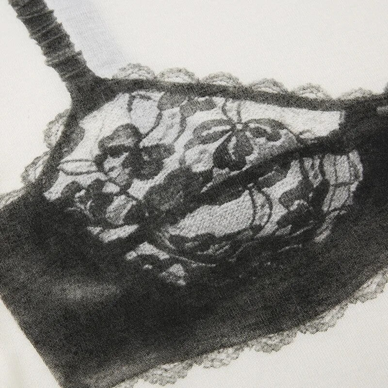 T-shirt Lingerie bralette