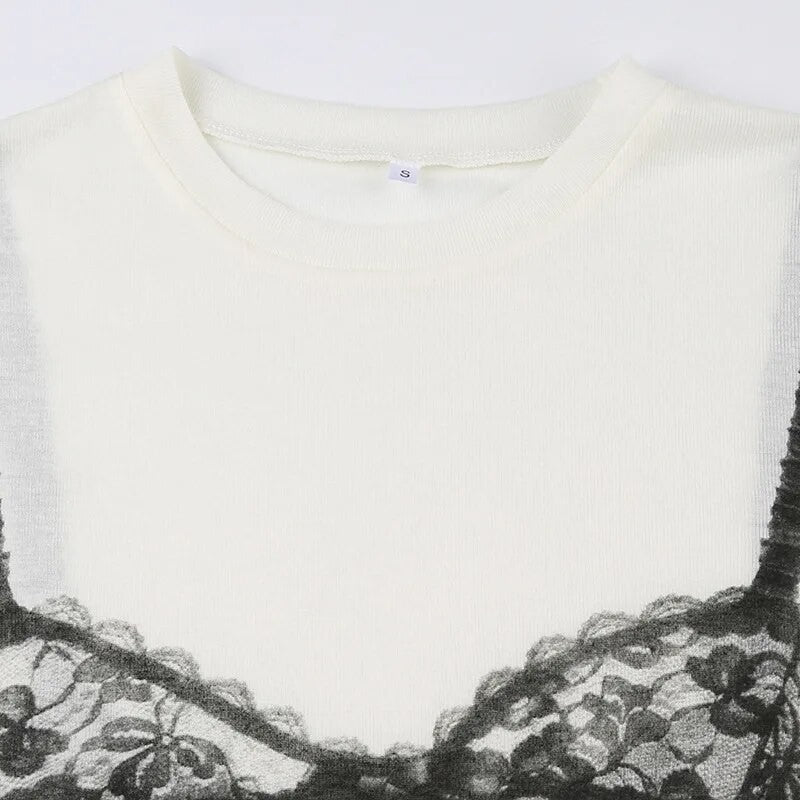 T-shirt Lingerie bralette