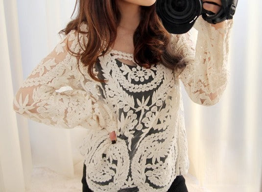 Stella lace top vestibilita morbida — Dream Shop