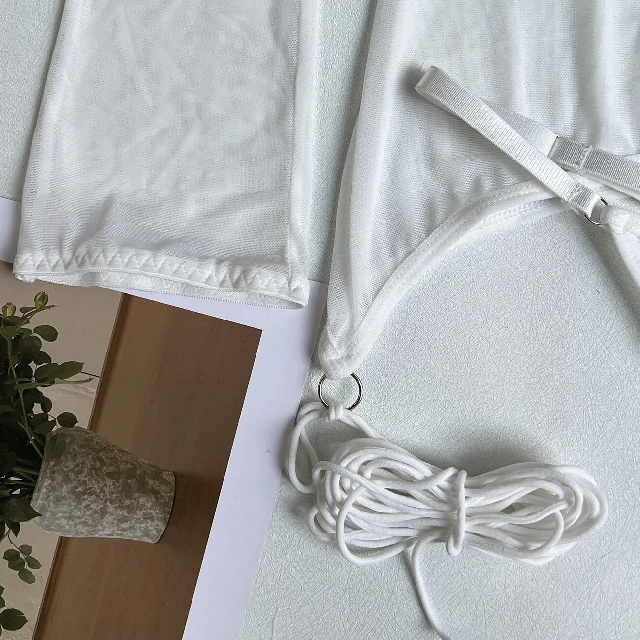 Completo intimo Trasparent Blacketa