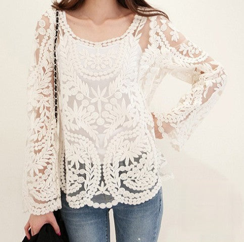 Stella lace top gamma colori — Dream Shop