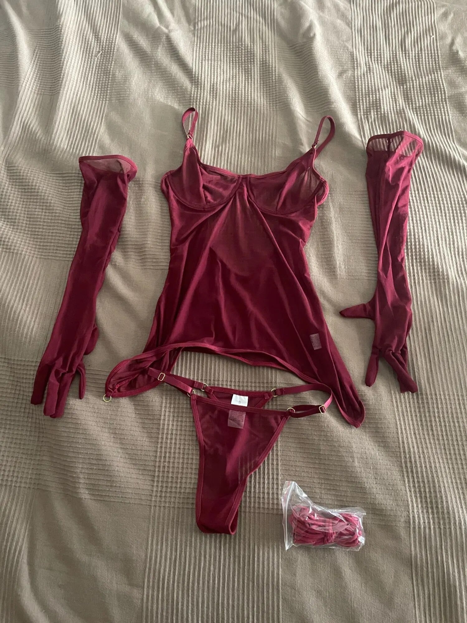 Completo intimo Trasparent Blacketa