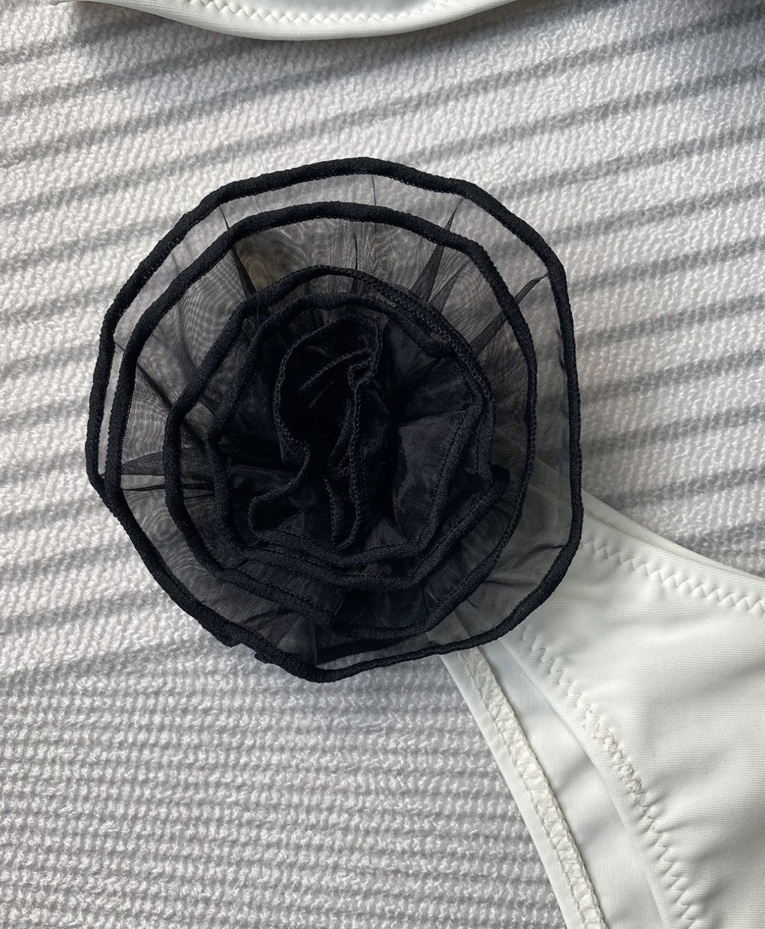 Bikini fiore bicolor fascia