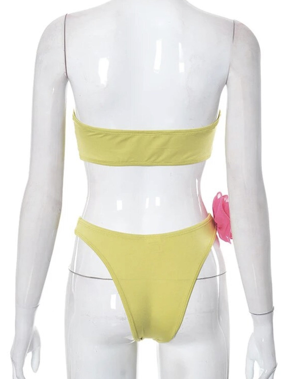 Bikini fiore bicolor fascia