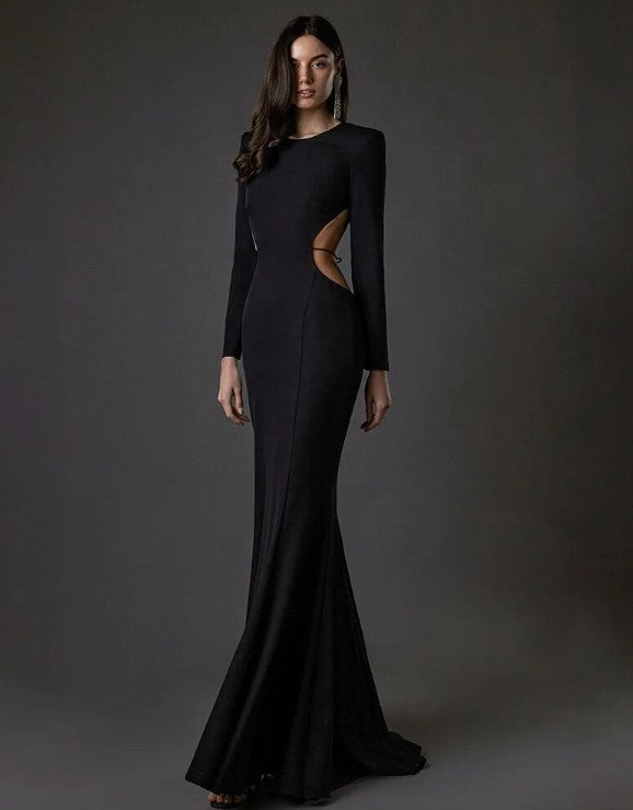 Abito long Backjewels