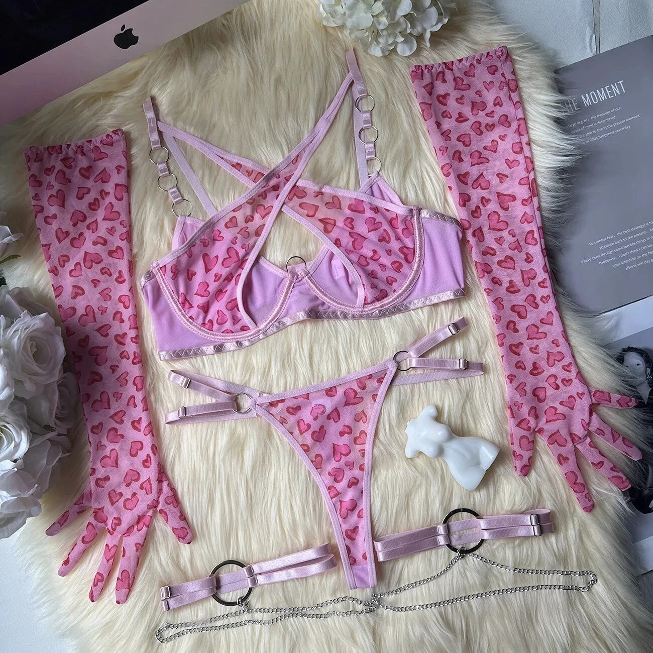 Set intimo pinkleopardky