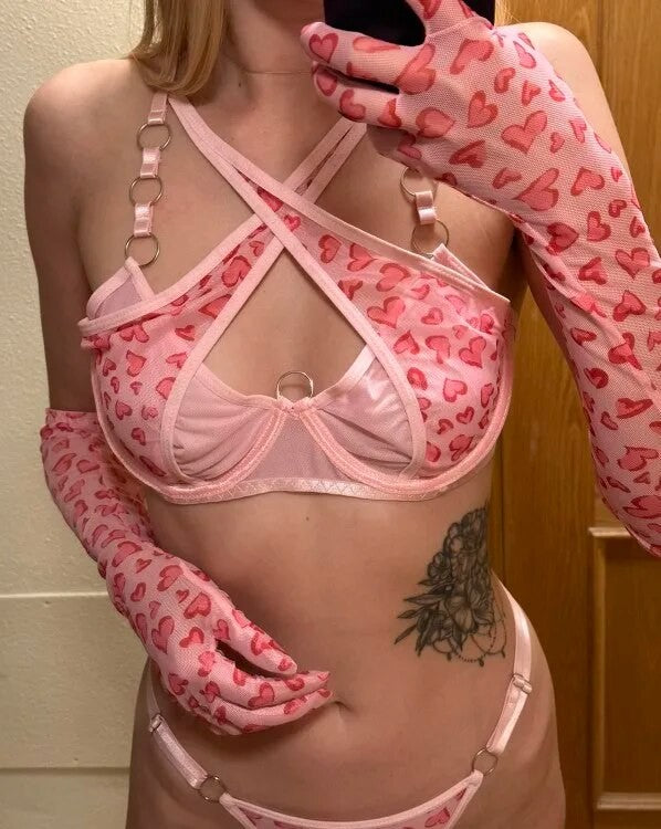 Set intimo pinkleopardky