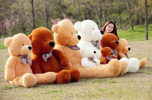 Teddy Bear 120 cm Viola vista posteriore | Dream Shop