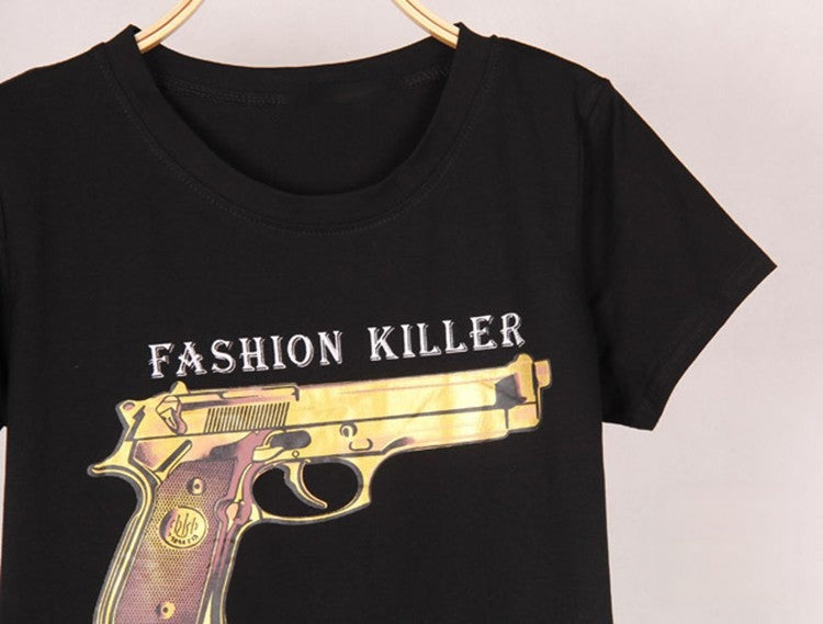 T-shirt Pistol variante scura — Dream Shop