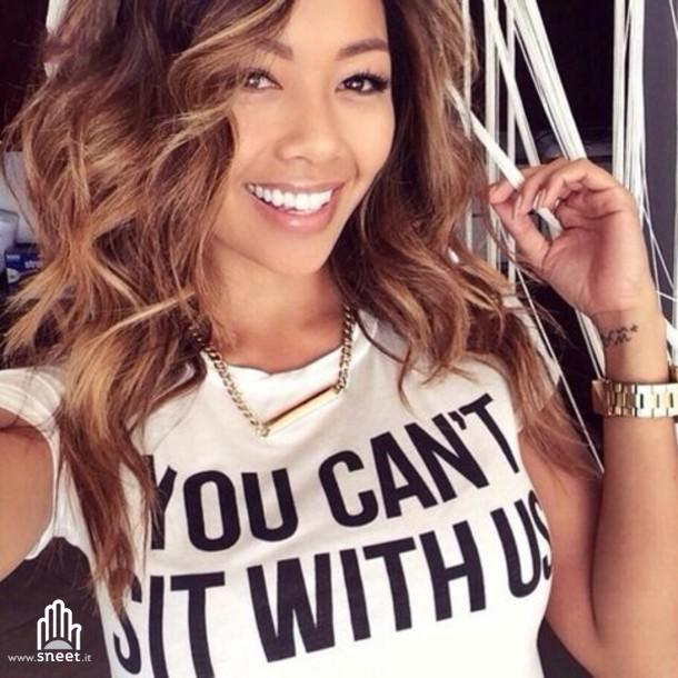 T-shirt You cant sit with us