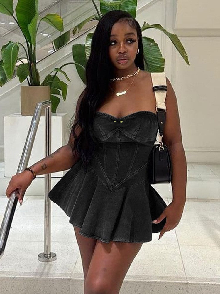 Minidress denim Lwika