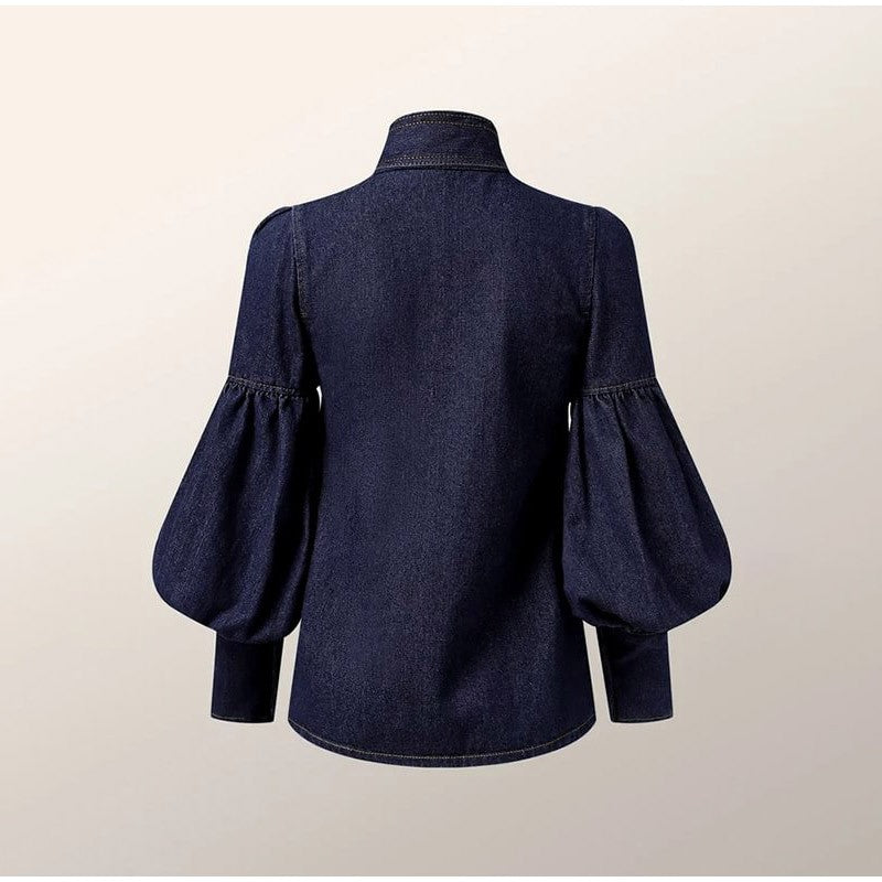 Camicia Dark Denim Baloon