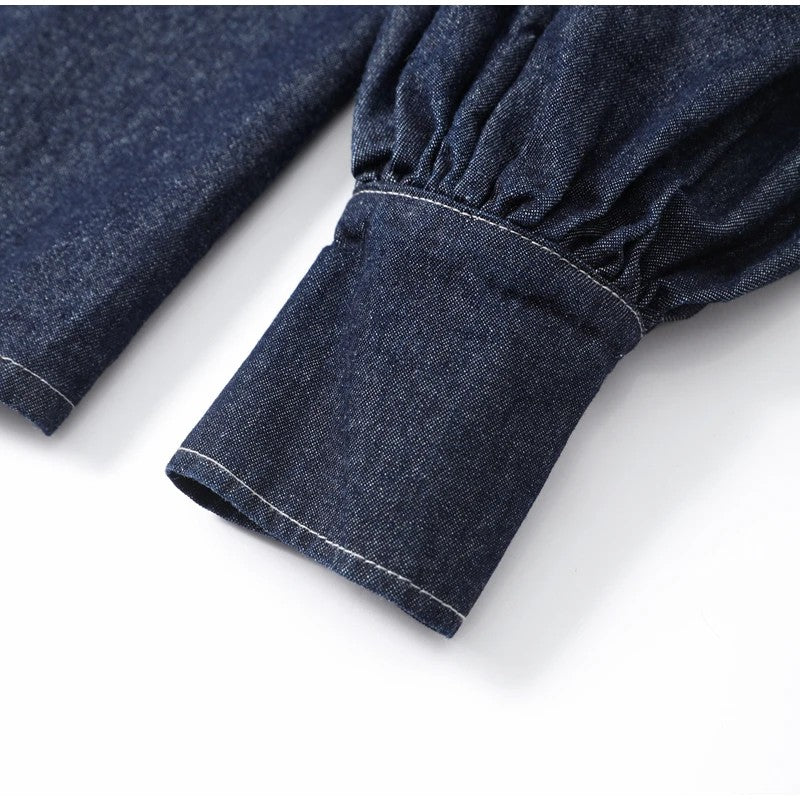 Camicia Dark Denim Baloon