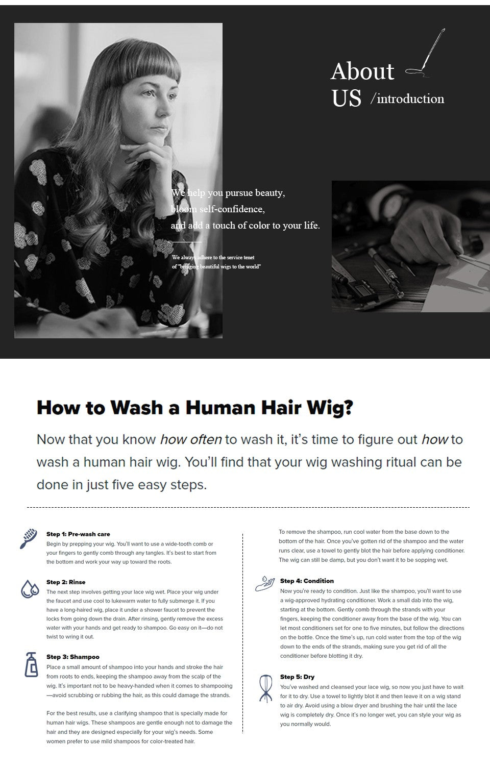 Frangetta clips extension