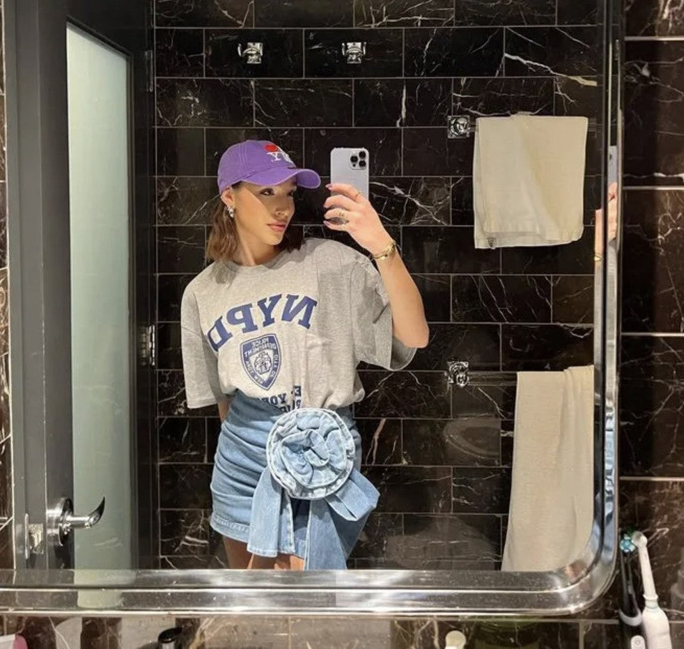 Minigonna maxifiocco drap