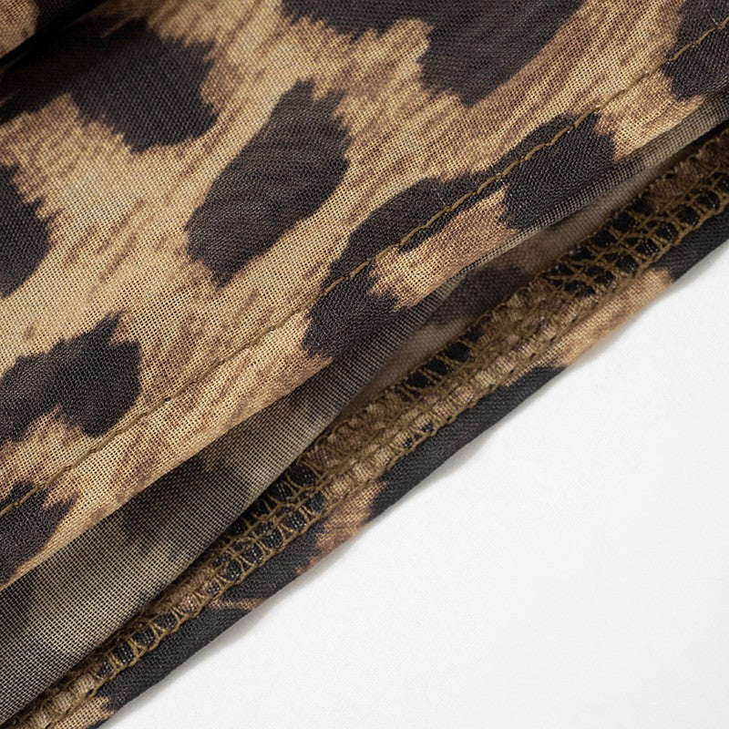 Tutina pagliaccetto leopardata Graka