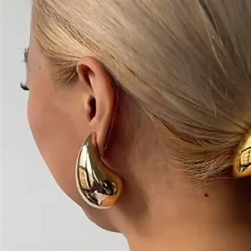 Orecchini goccia bombati