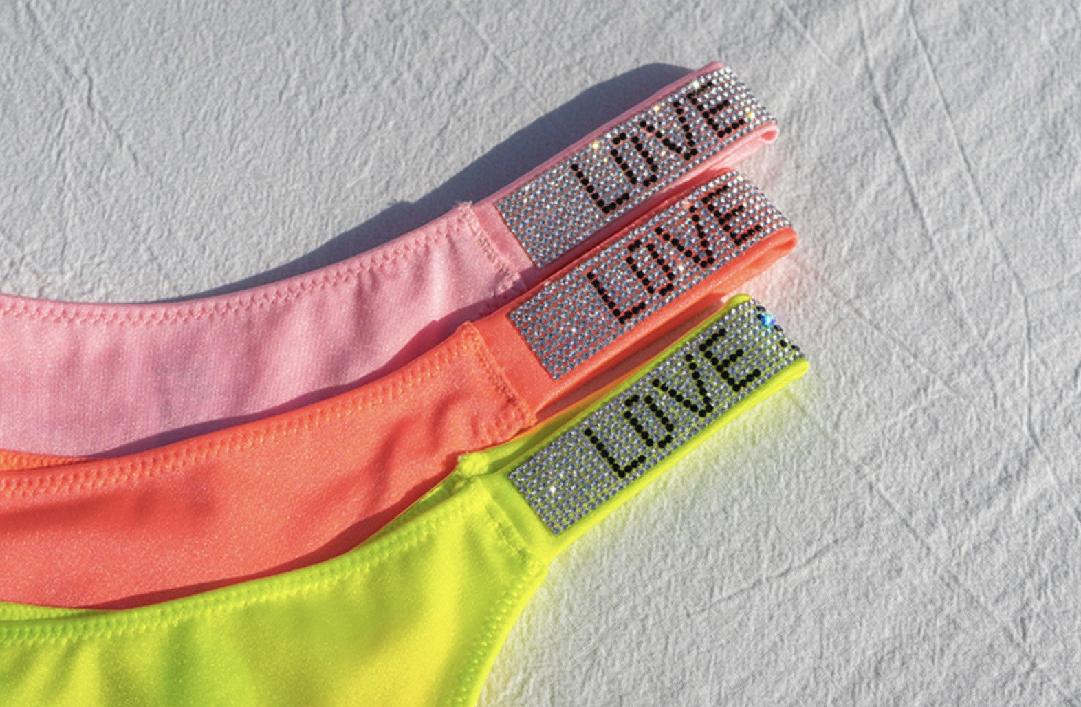Slip love strass