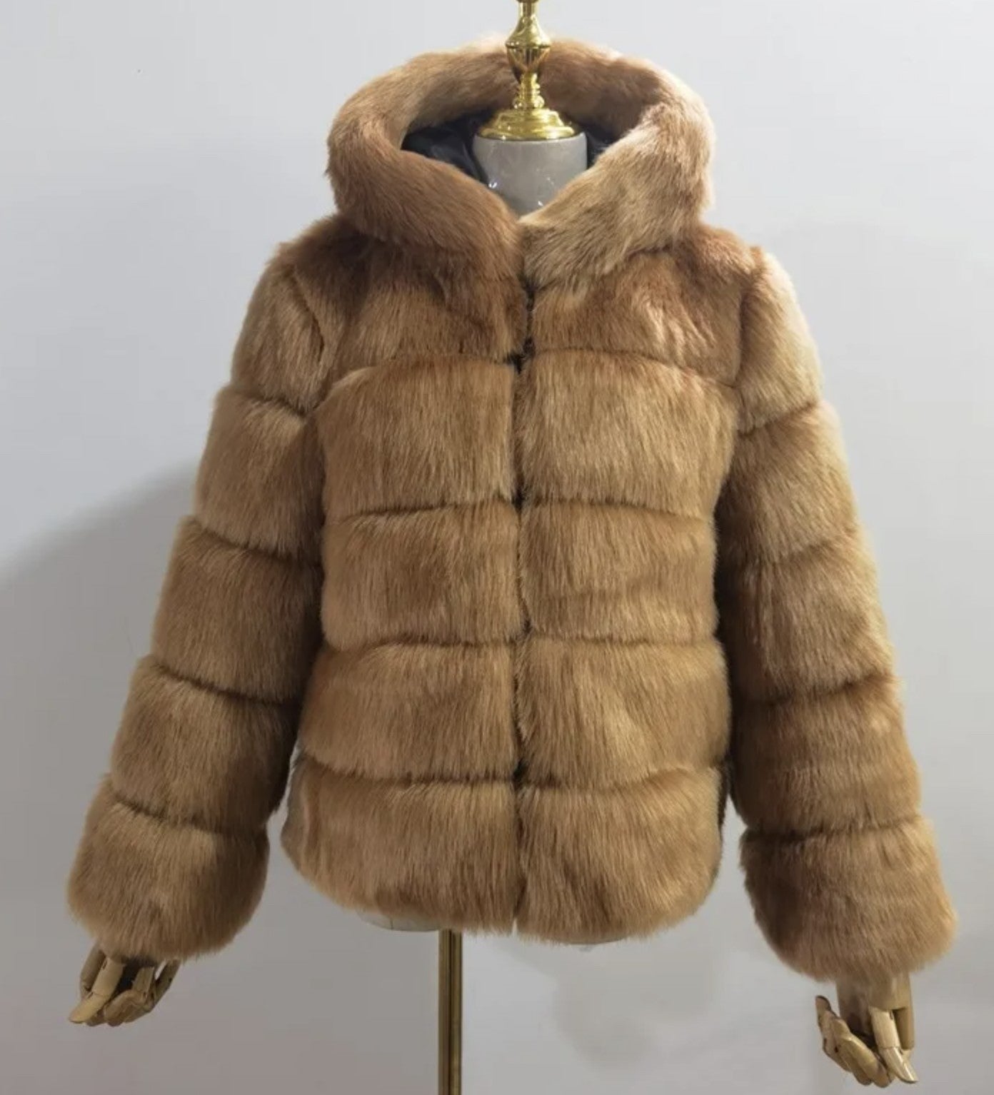 Pelliccia cappuccio Elodie