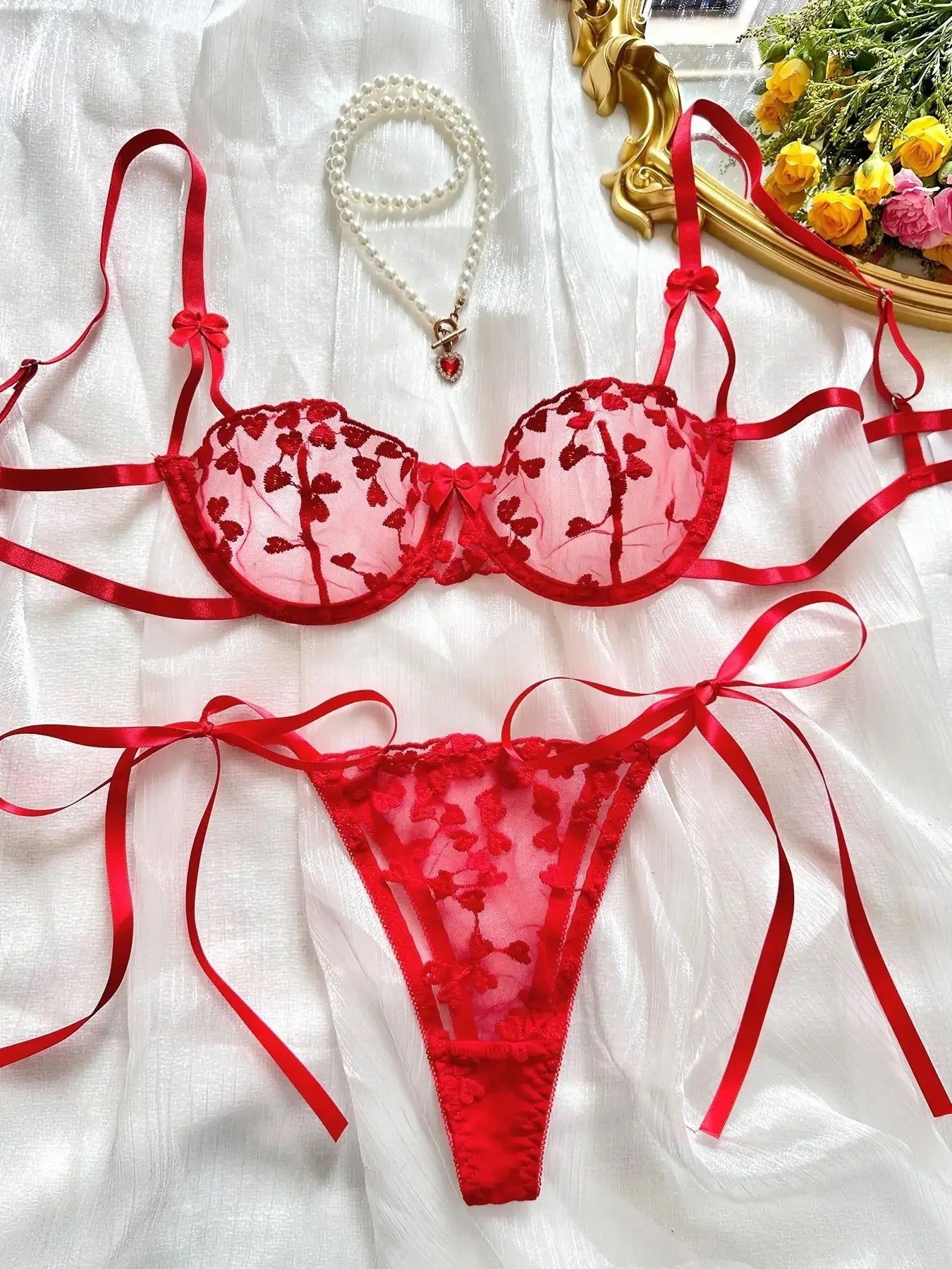 Completo intimo soft little heart