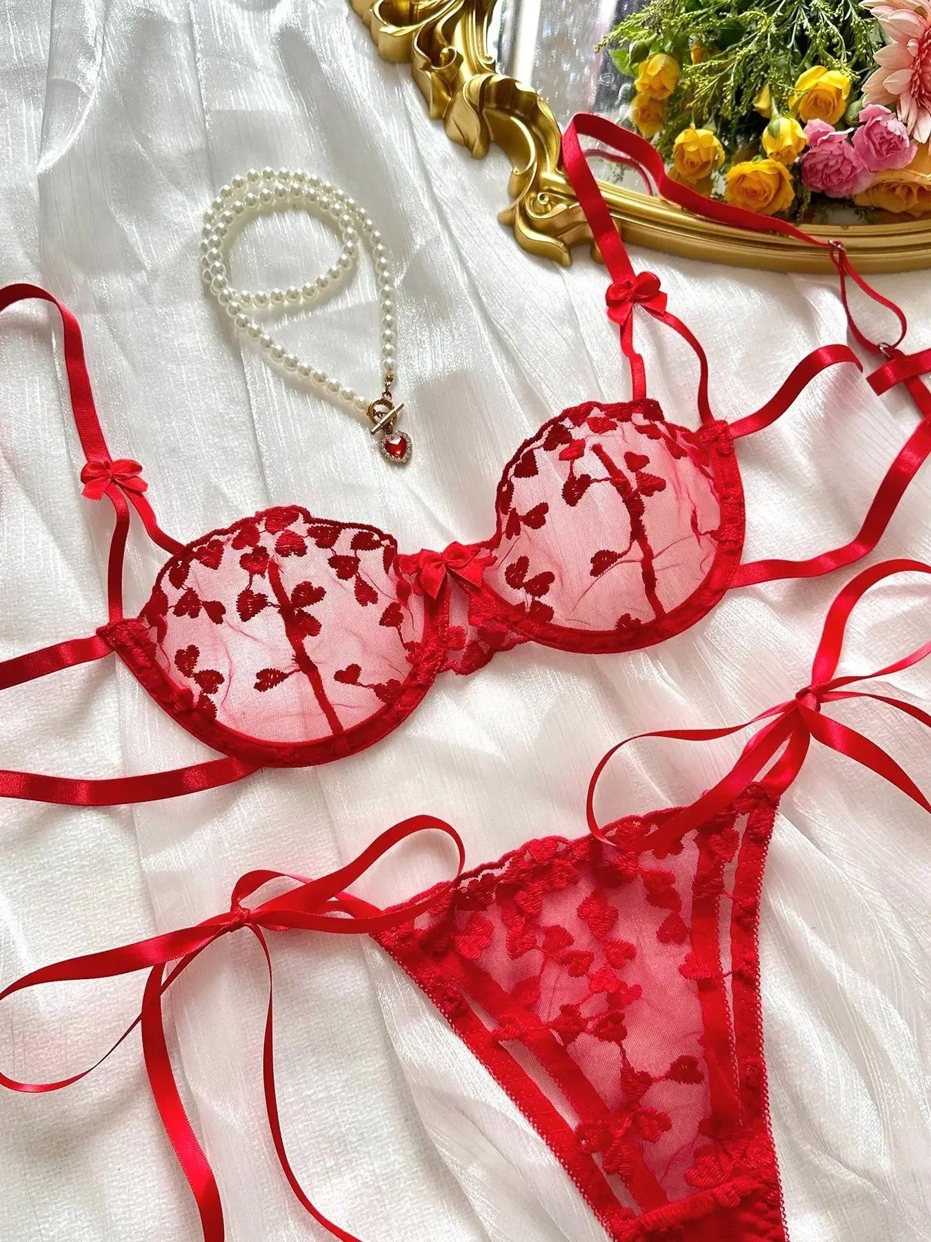 Completo intimo soft little heart