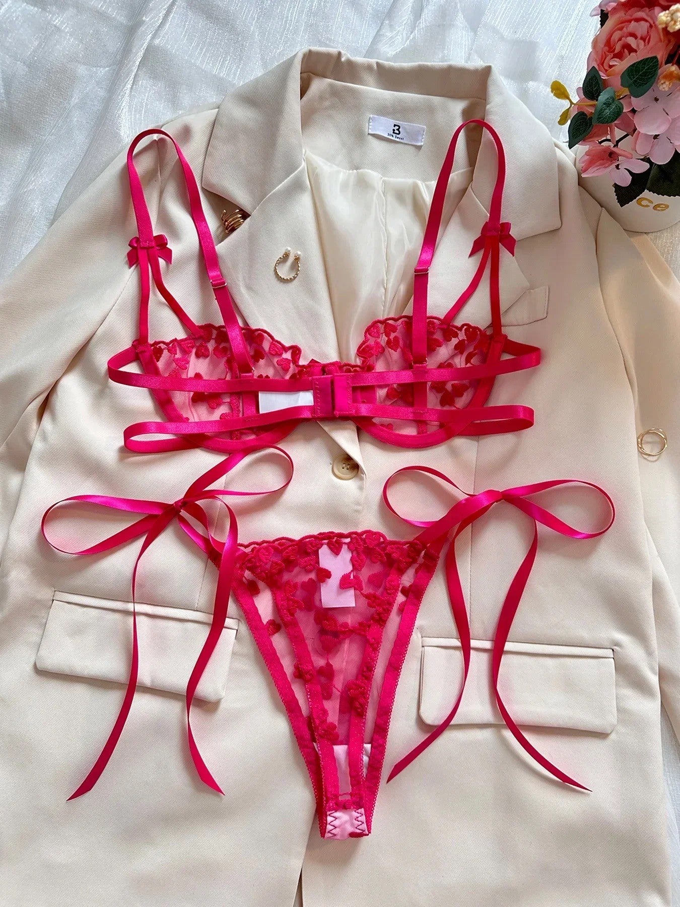 Completo intimo soft little heart