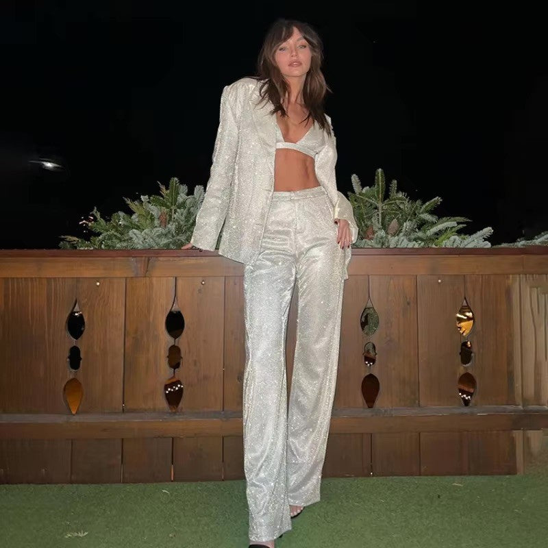 Tailleur Lurex Esmeraldha