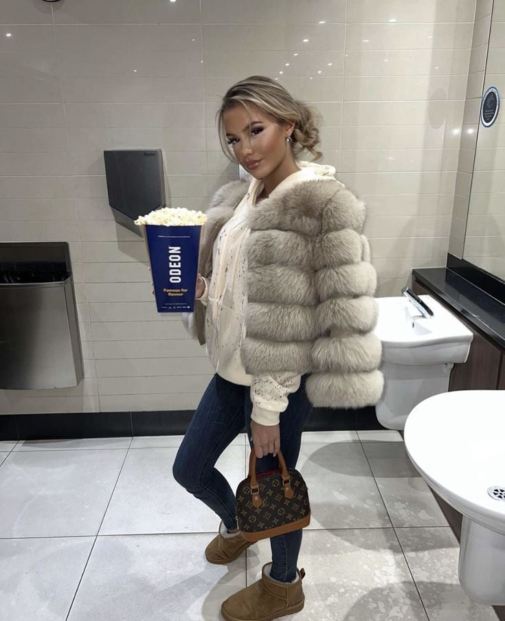 Abrigo de piel Quinzia