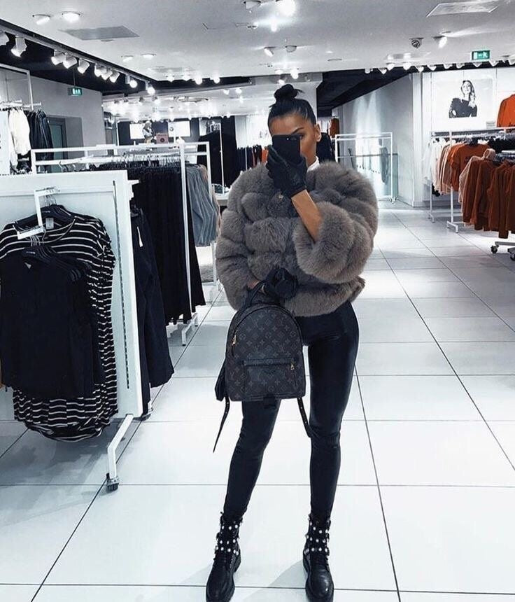 Abrigo de piel Quinzia