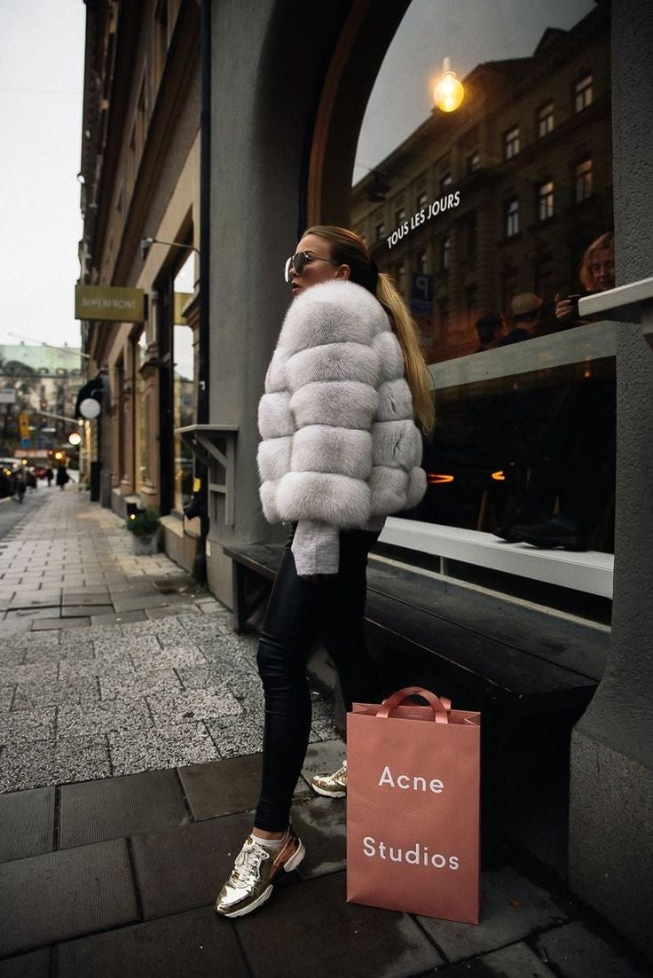 Abrigo de piel Quinzia