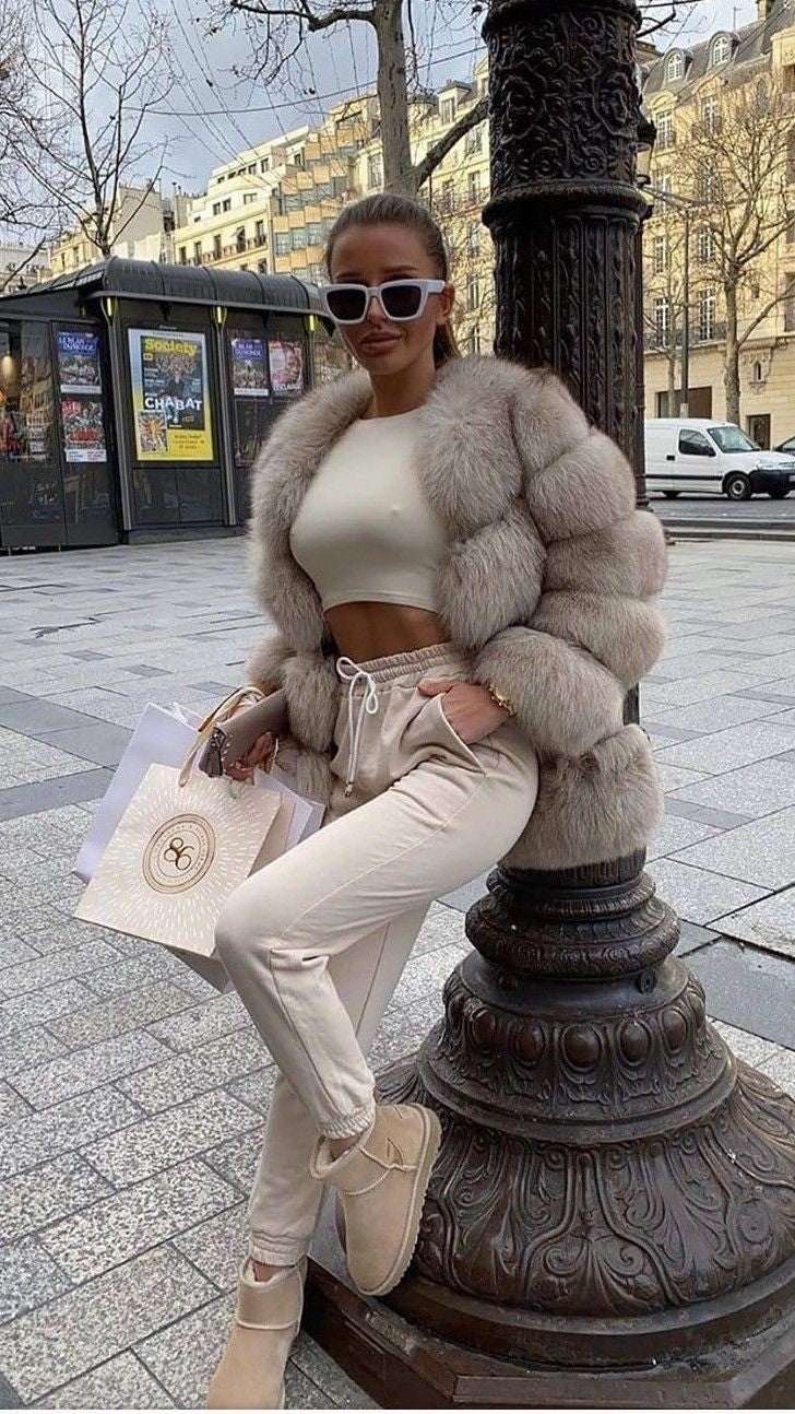 Abrigo de piel Quinzia