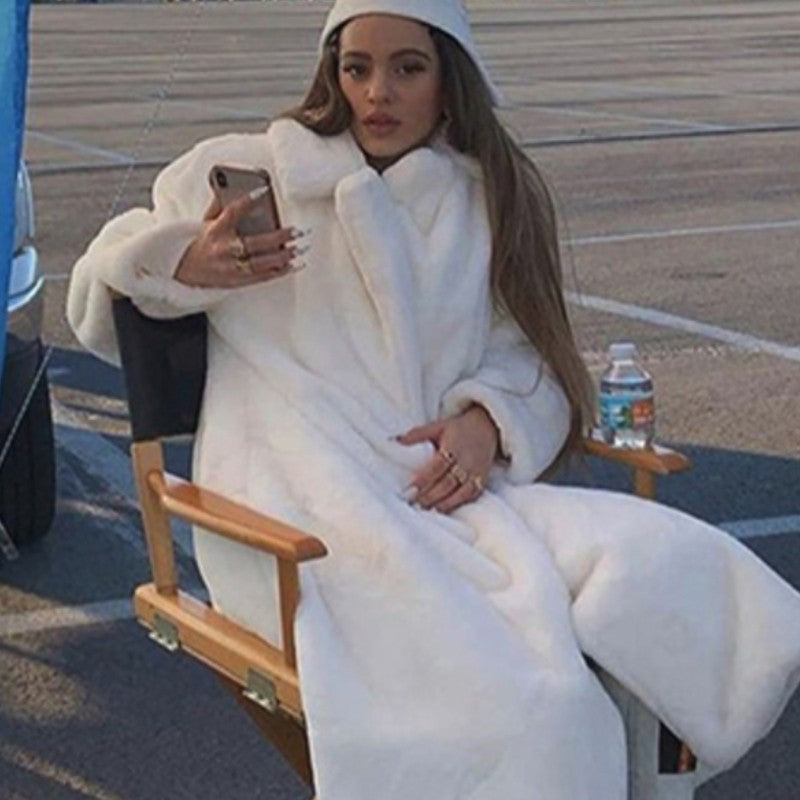 Cappotto peluches lungo