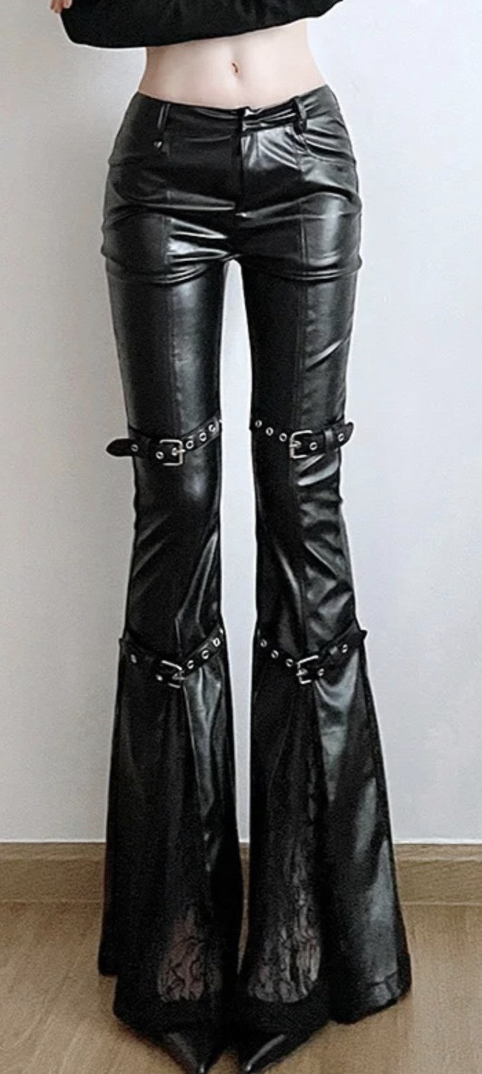 Pant ecopelle zampa Oajng