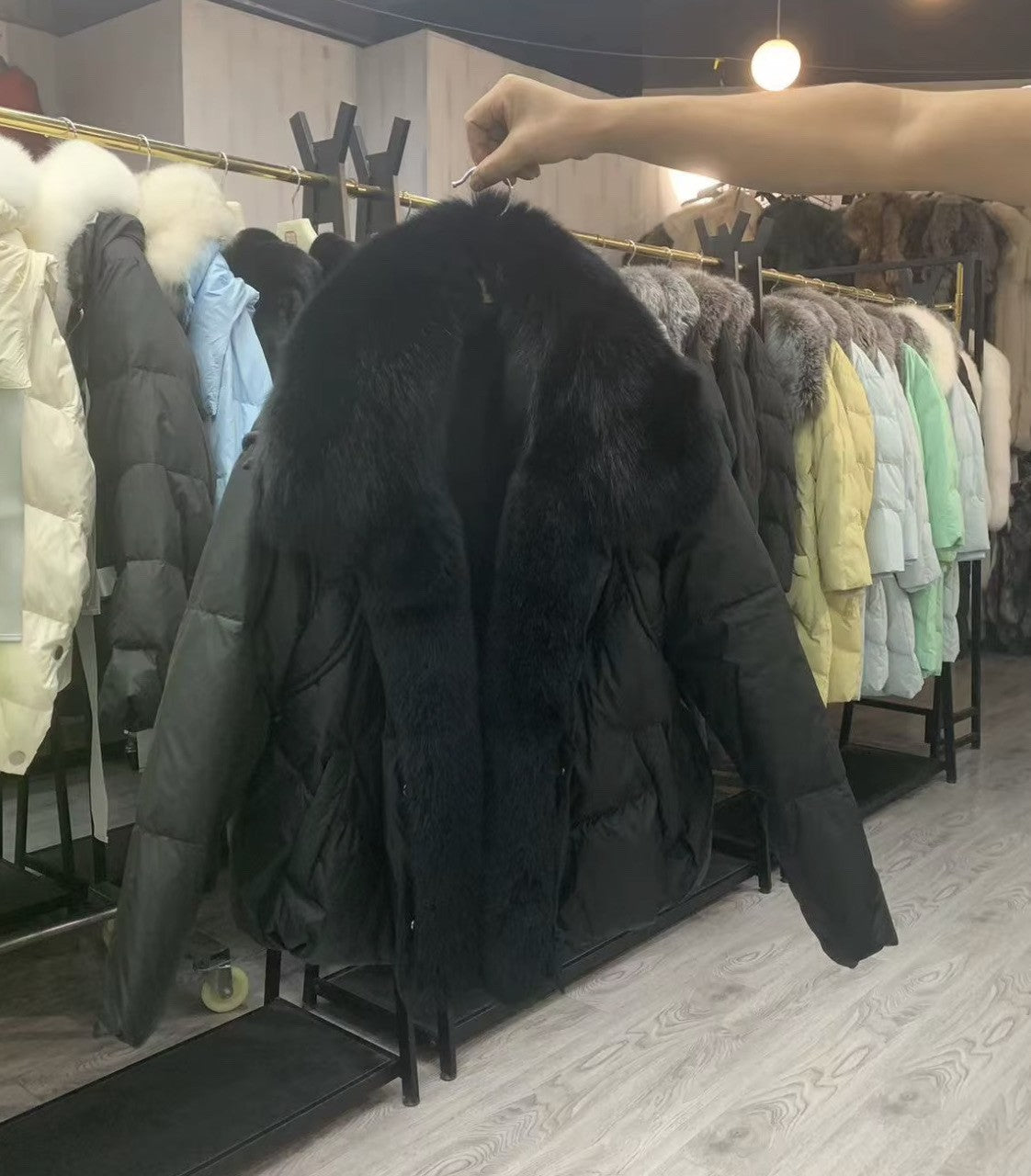 Piumino black feeling