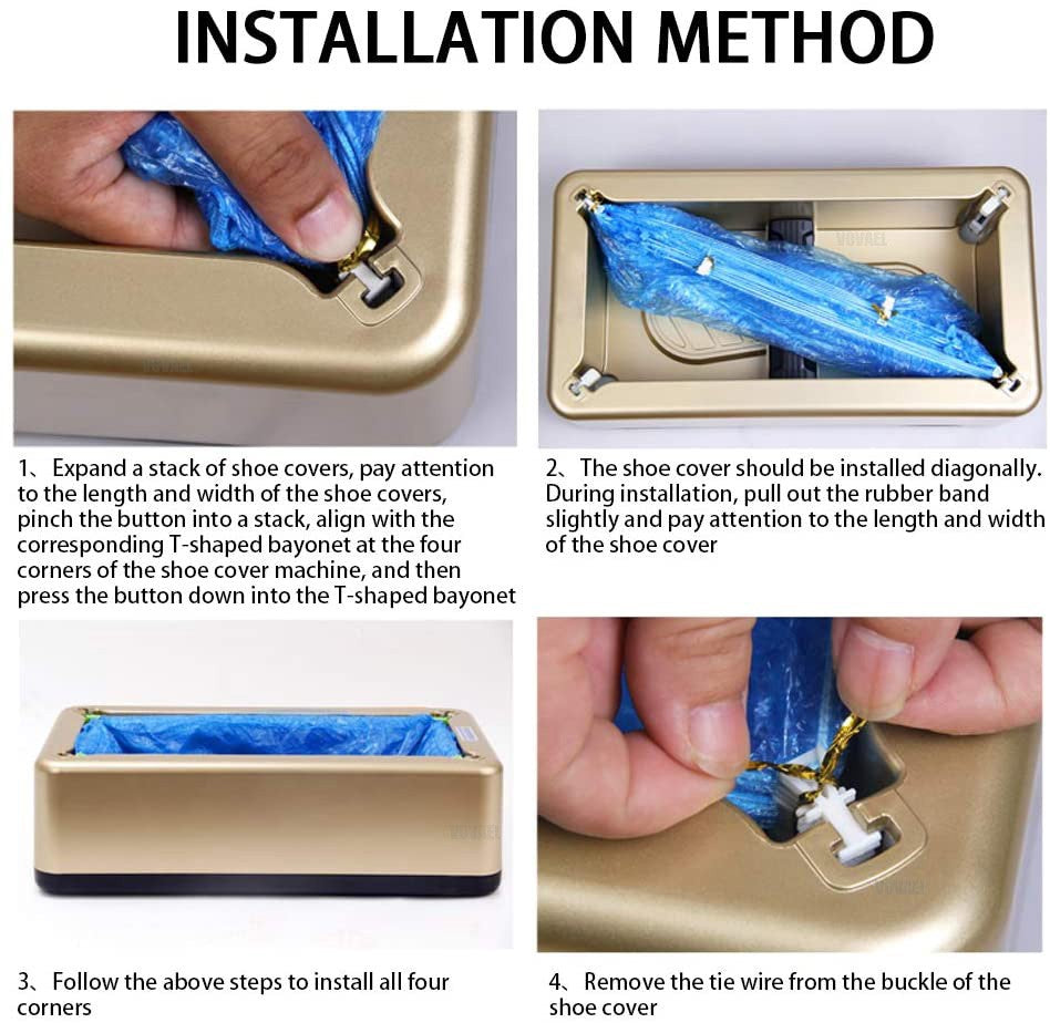 Dispenser automatico calzari copriscarpe