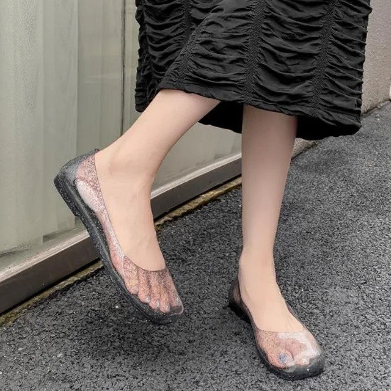 Ballerine trasparent gummy