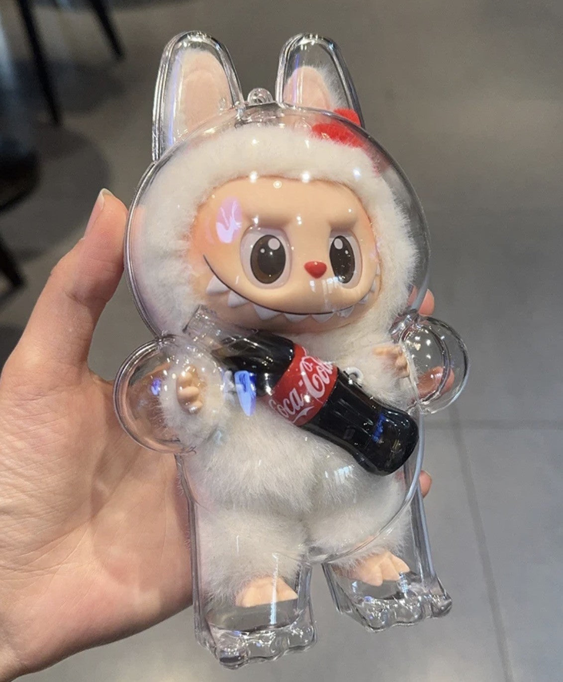 Custodia trasparente proteggi Labubu